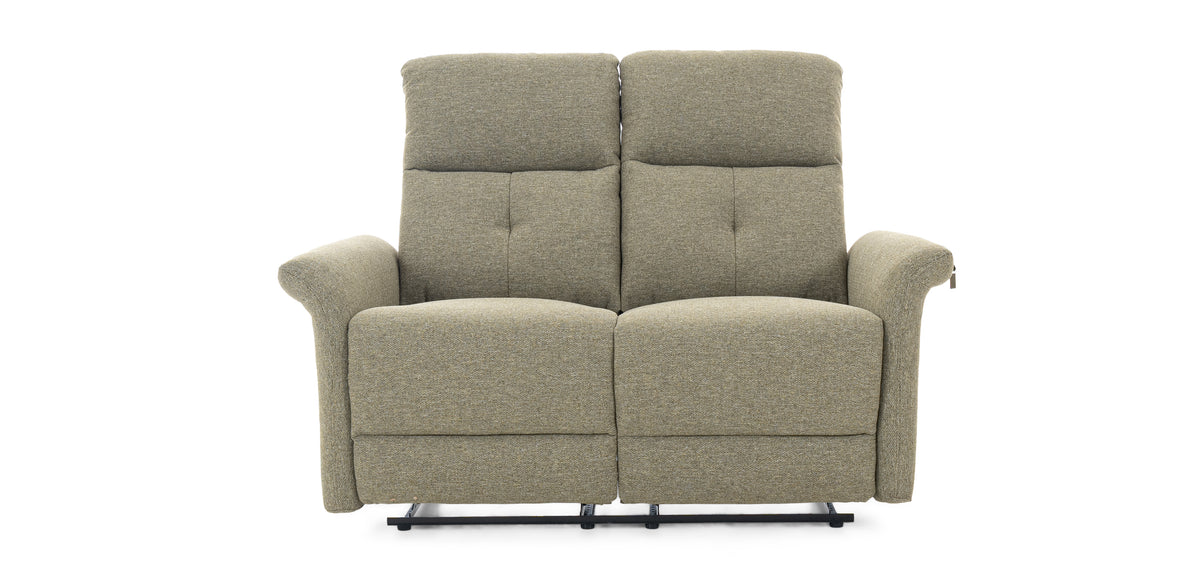 Two Seater Recliner Green