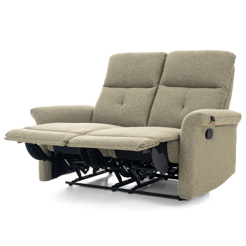 Dimos Sofa Two Seater Manual Recliner Green - D2290