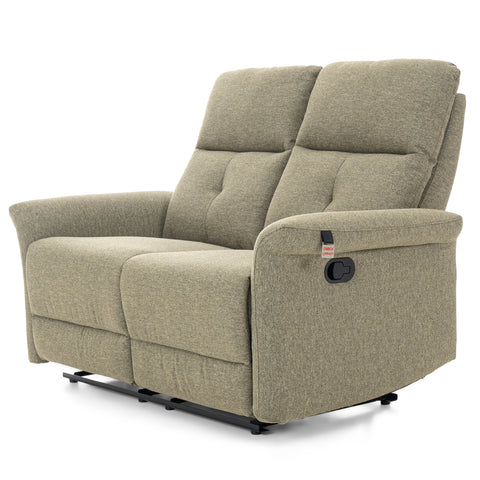 Dimos Sofa Two Seater Manual Recliner Green - D2290