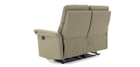 Dimos Sofa Two Seater Manual Recliner Green - D2290