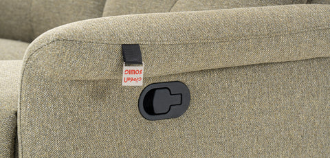 Dimos Sofa Two Seater Manual Recliner Green - D2290