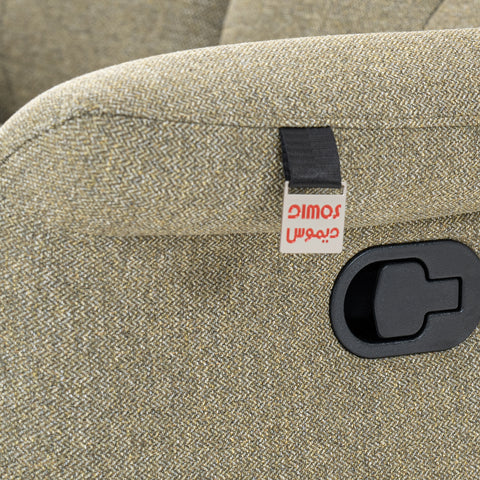 Dimos Sofa Two Seater Manual Recliner Green - D2290