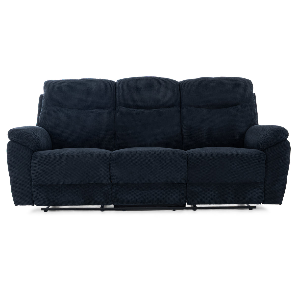 Dimos Sofa Three Seater Manual Recliner Blue - D2290