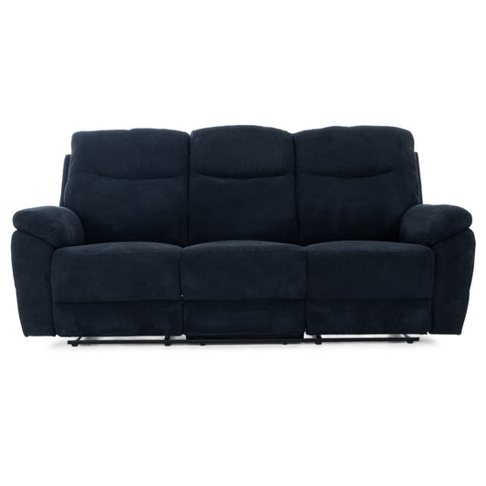 Dimos Sofa Three Seater Manual Recliner Blue - D2290 4028