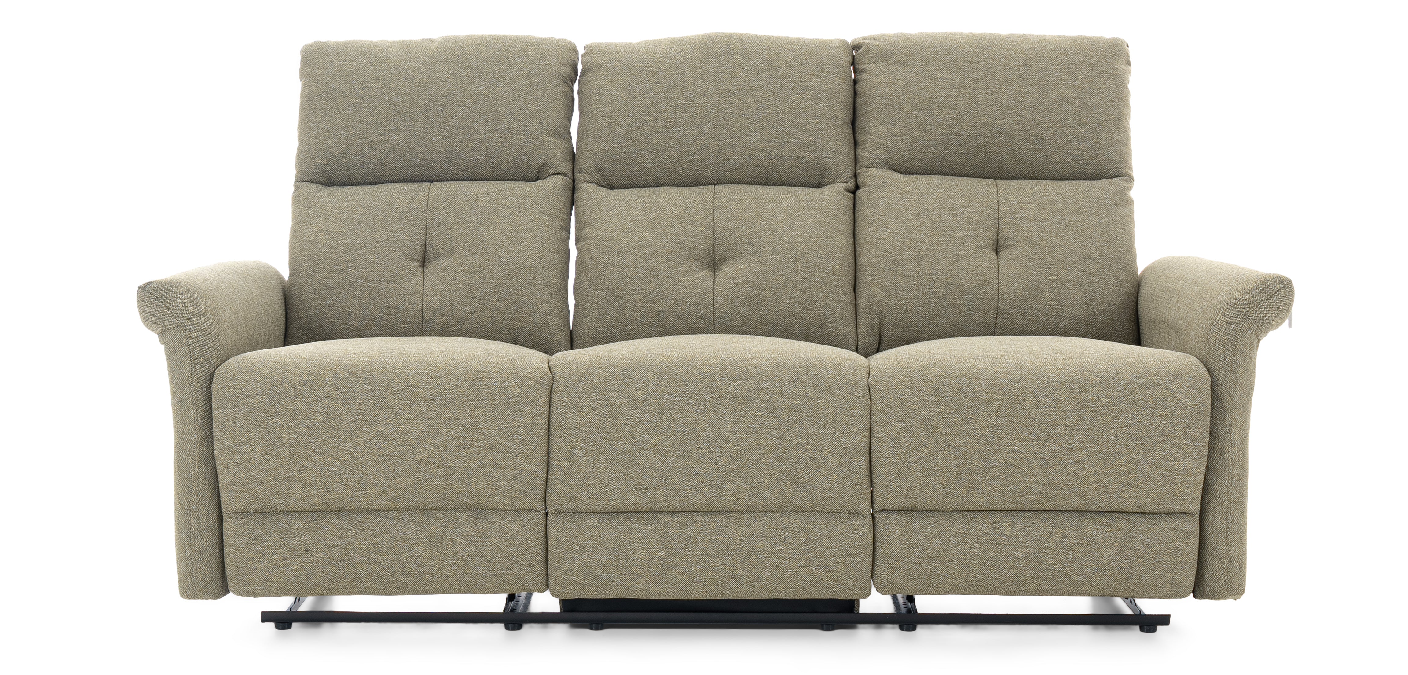 Three Seater Recliner Green