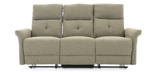 Three Seater Recliner Green 4608