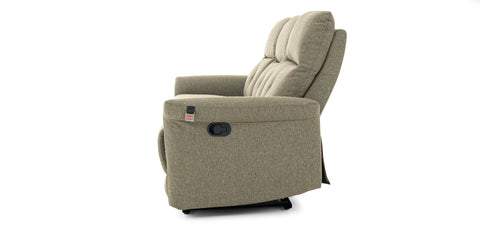 Dimos Sofa Three Seater Manual Recliner Green - D2290