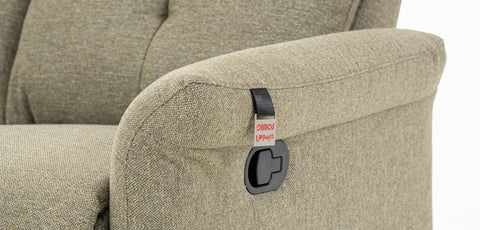 Dimos Sofa Three Seater Manual Recliner Green - D2290