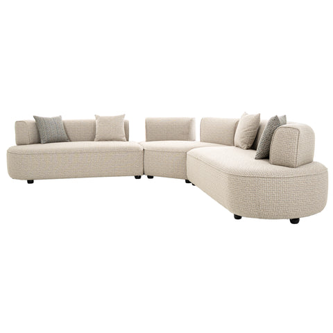Dimos Sectional 5-Seater Sofa Set Beige - MF-2502
