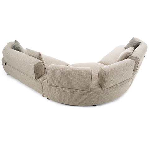 Dimos Sectional 5-Seater Sofa Set Beige - MF-2502