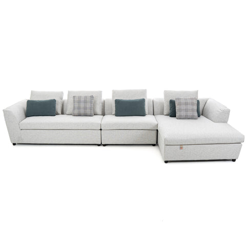 Dimos Corner Sofa for Living Room Grey - C82