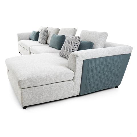 Dimos Corner Sofa for Living Room Grey - C82