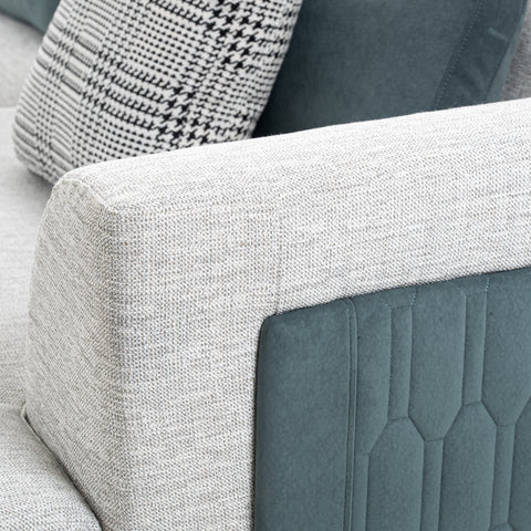 Dimos Corner Sofa for Living Room Grey - C82