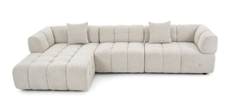 Dimos Sectional Couch Set Beige - MK-3243C