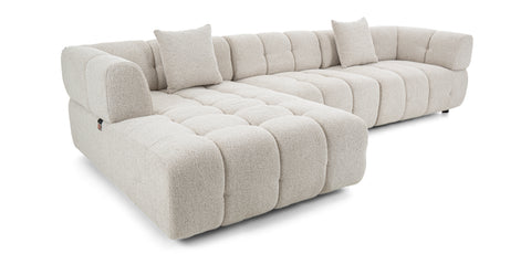 Dimos Sectional Couch Set Beige - MK-3243C