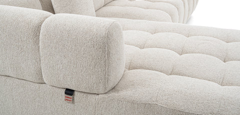 Dimos Sectional Couch Set Beige - MK-3243C
