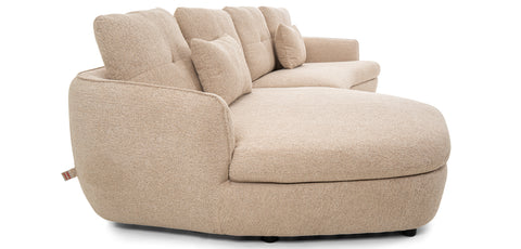 Dimos Sectional Set L-Chaise BEIGE - V1893C