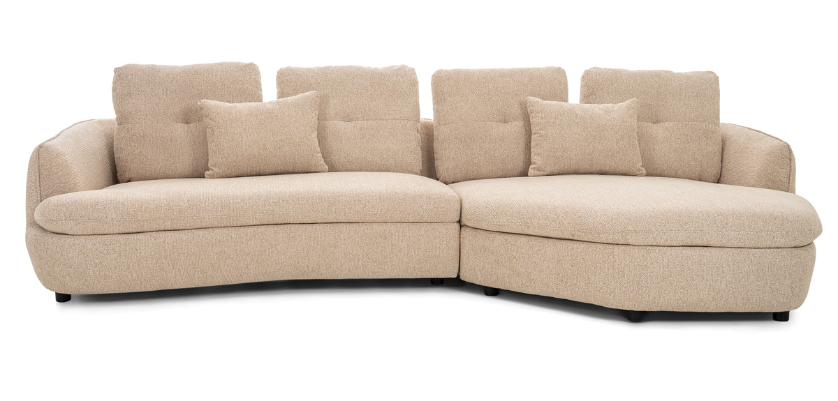 Dimos Sectional Set R-Chaise BEIGE - V1893C