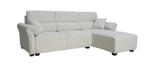 Sectional Sofa Set Beige and Cushion