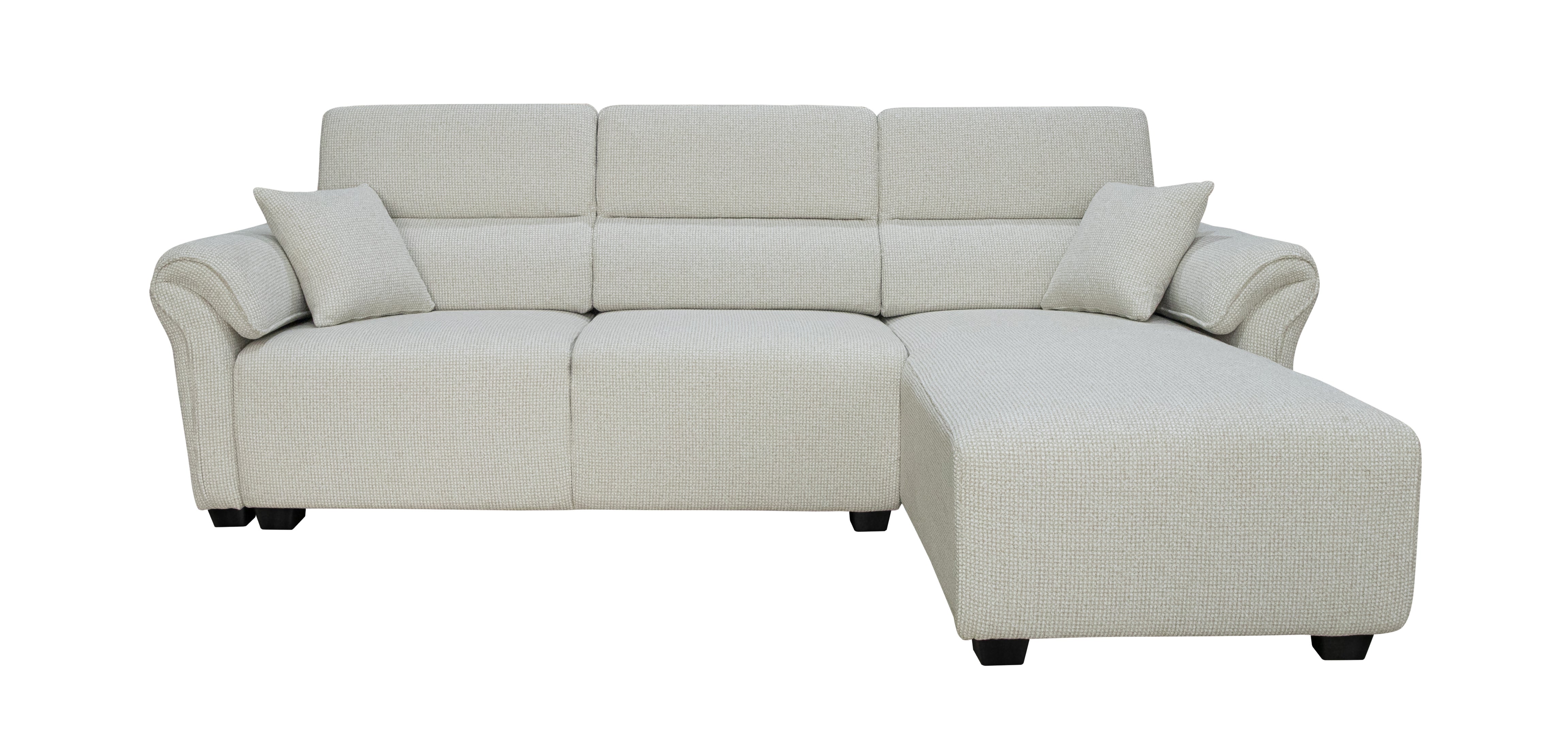 Sectional Sofa Set Beige and Cushion
