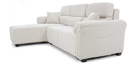 Dimos Sectional Sofa Set Right Arm BEIGE - SF2559