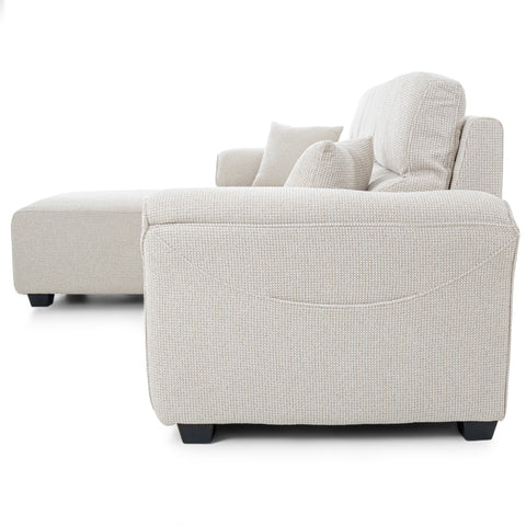 Dimos Sectional Sofa Set Right Arm BEIGE - SF2559