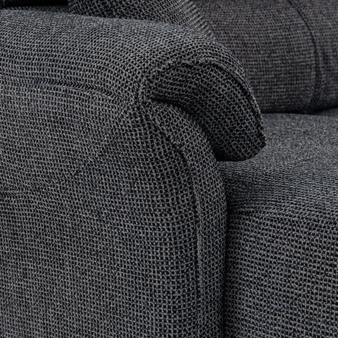 Dimos Sectional Sofa Set Left Arm Black - SF2559