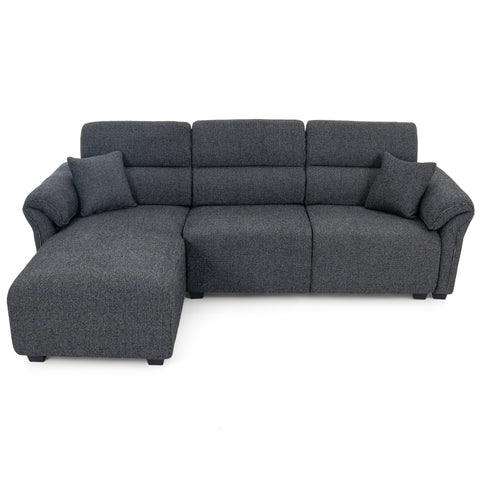 Dimos Sectional Sofa Set Left Arm Black - SF2559