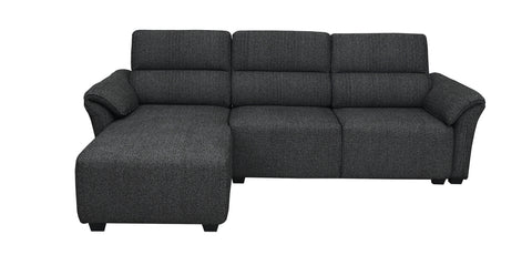 Sectional Sofa Set Left Arm Black