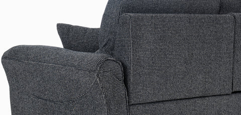 Dimos Sectional Sofa Set Left Arm Black - SF2559