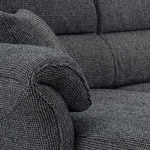 Dimos Sectional Sofa Set Left Arm Black - SF2559