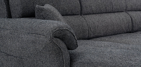 Dimos Sectional Sofa Set Left Arm Black - SF2559