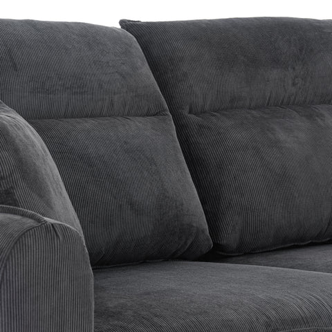 Dimos Sectional Sofa Set Left Arm Black - SF2557