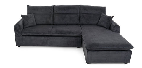 Dimos Sectional Sofa Set Left Arm Black - SF2557
