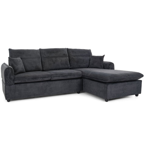 Dimos Sectional Sofa Set Left Arm Black - SF2557