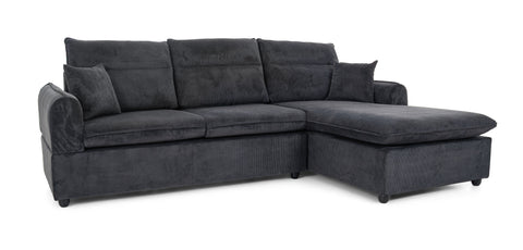 Dimos Sectional Sofa Set Left Arm Black - SF2557