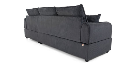 Dimos Sectional Sofa Set Left Arm Black - SF2557