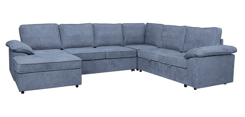 Sectional Sofa Set Gray