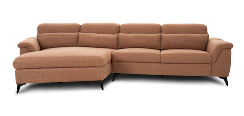 Dimos Sectional Set L-Chaise BROWN - V1859