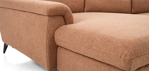 Dimos Sectional Set L-Chaise BROWN - V1859