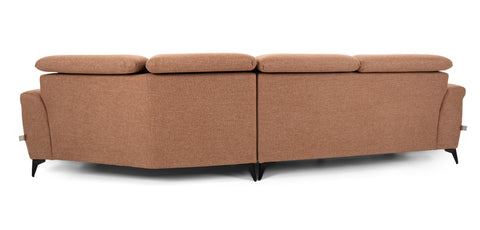 Dimos Sectional Set R-Chaise BROWN - V1859