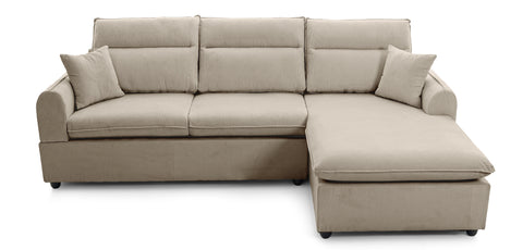 Dimos Sectional Sofa Set Left Arm Brown - SF2557