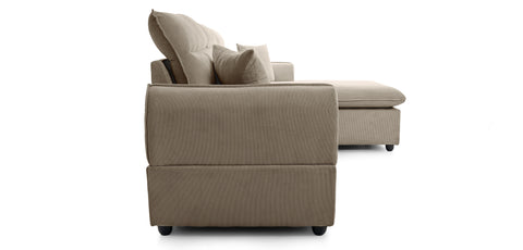 Dimos Sectional Sofa Set Left Arm Brown - SF2557