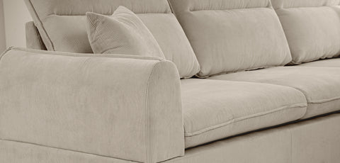 Dimos Sectional Sofa Set Left Arm Brown - SF2557