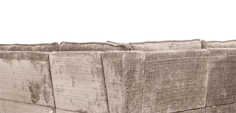 Dimos Sectional Sofa Set W/Manual Brown - SF2570
