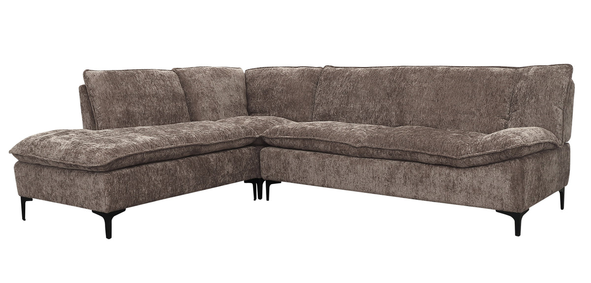 Sectional Sofa Set Brown