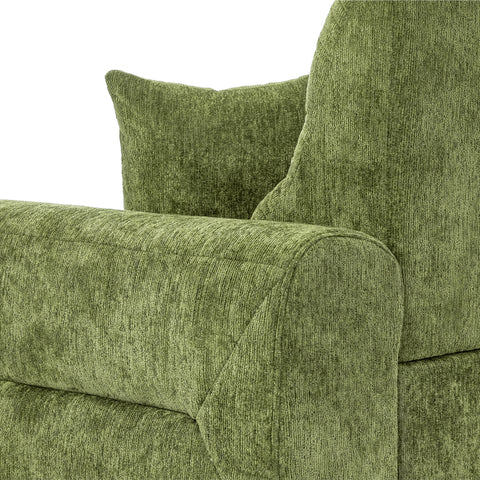 طقم كنبة ديموس الركنية بذراع يمين اخضر  – - SF2561
