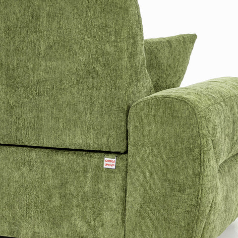 طقم كنبة ديموس الركنية بذراع يمين اخضر  – - SF2561