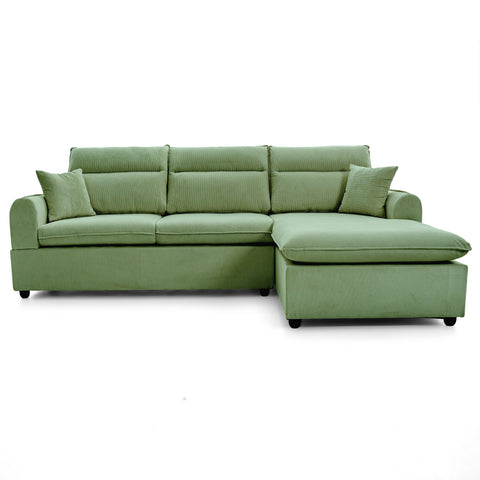 Dimos Sectional Sofa Set Left Arm Green - SF2557