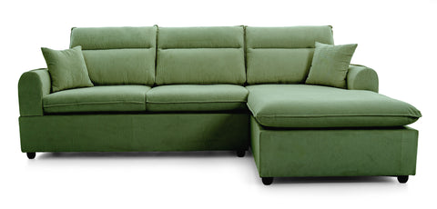 Sectional Sofa Left Chaise Green